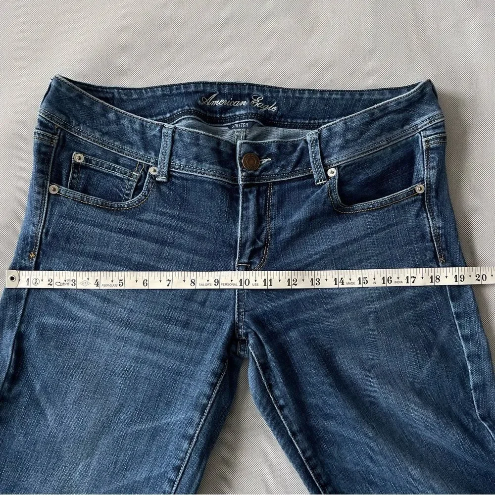 American Eagle Slim Boot Denim Boot Cut Jeans Women’s Size 12 Long